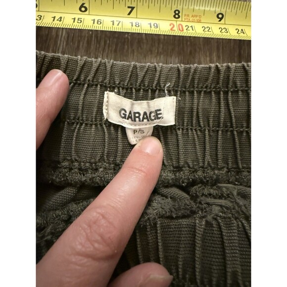 GARAGE Cargo Jogger Pants Women S Green Tapered Activewear Casual-Stylish-Fun - Picture 9 of 9